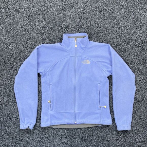 The North Face Fleece Jacket Women's Blue Full Zip WindWall Jacket Size XS - Picture 1 of 6